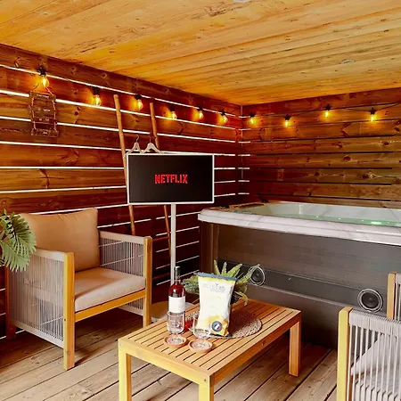 בית נופש La Chaumiere Des Marais Escapade Romantique & Jacuzzi Privatif