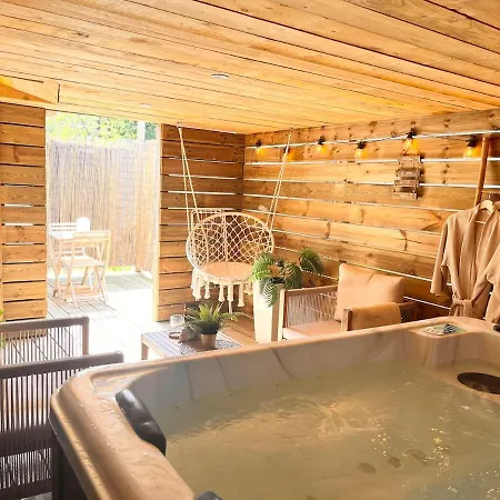 Nyaraló La Chaumiere Des Marais Escapade Romantique & Jacuzzi Privatif La Chapelle-des-Marais